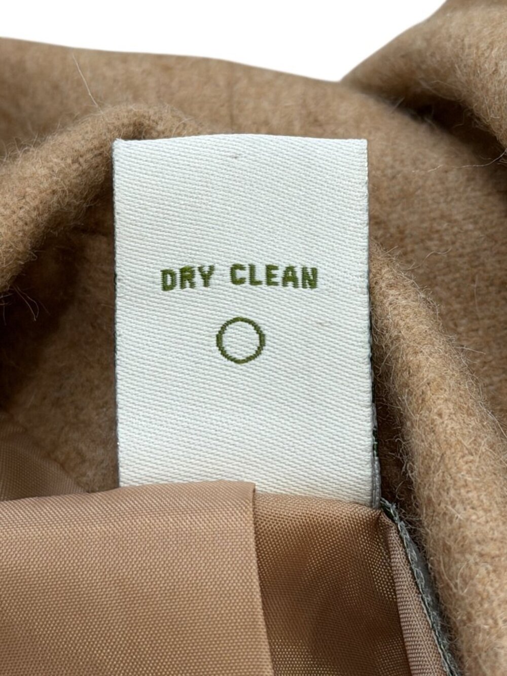 Vtg Orvis Womens Size 8 Blazer Camel Hair Tan Single-Button Lined Classic Fit - Picture 8 of 8